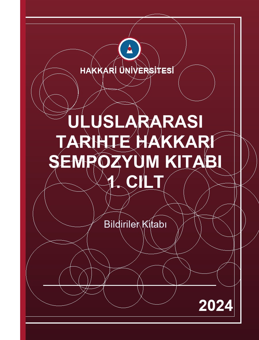 Uluslararası Tarihte Hakkari Sempozyum Kitabı 1. Cilt kapağı